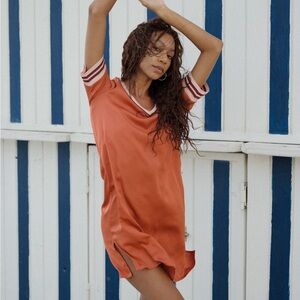 Scotch & Soda Casual Orange Dress